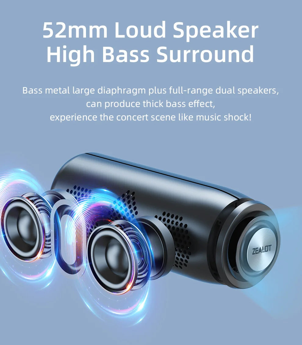 Zealot S51 Wireless Sound Core Speakers