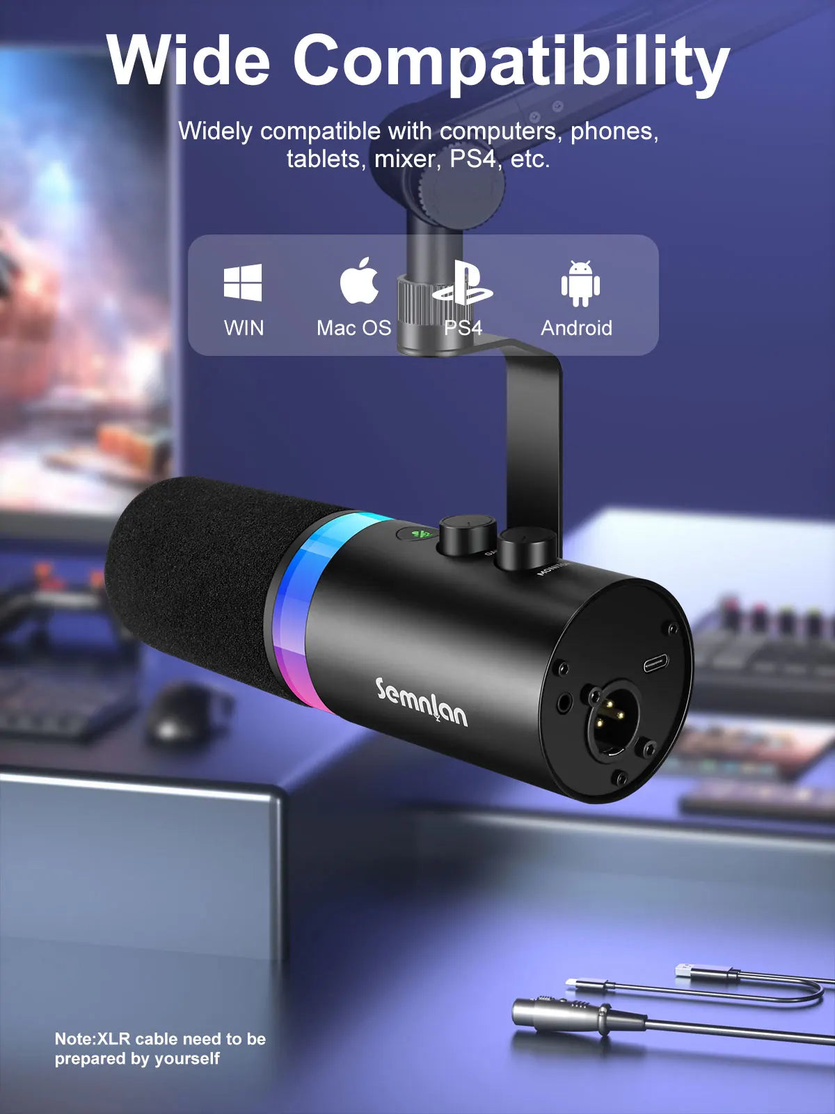 Semnlan LM-20 Multi-Purpose Wired / XLR Microphone